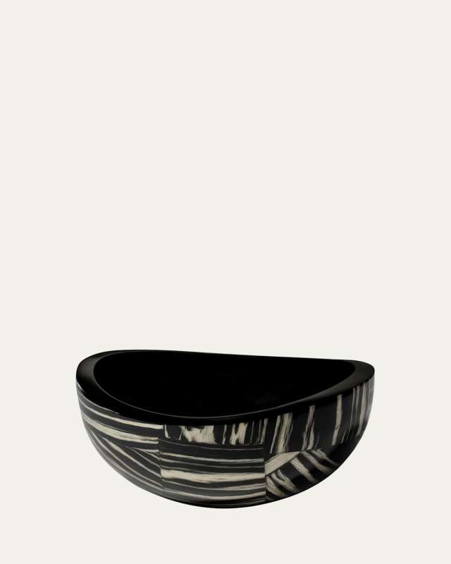 Ebano Veneer Accent Bowl